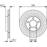 Bosch Bremsscheibe 0 986 479 D15 Bosch Bremsscheibe 0 986 479 D15
