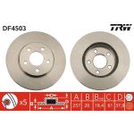 91 481 007 Bremsscheibe VA DF4503 91 481 007 Bremsscheibe VA DF4503