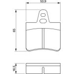 Bosch Bremsbelagsatz 0 986 465 751 Bosch Bremsbelagsatz 0 986 465 751
