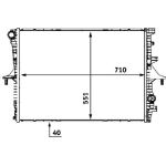 Kühler, Motorkühlung CR 571 000S Kühler, Motorkühlung CR 571 000S