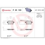 BREMBO Bremsklötze HA P 23 133 BREMBO Bremsklötze HA P 23 133