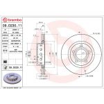 17 482 015 Bremsscheibe HA 09.D230.11 17 482 015 Bremsscheibe HA 09.D230.11
