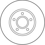 TRW Bremsscheibe DF2677