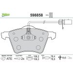 VALEO Bremsbeläge 598858 VALEO Bremsbeläge 598858