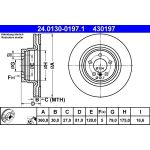 Bremsscheibe Land Rover P. Range Rover 3.6D/4.2-5.0 4X4 05-12 24.0130-0197.1 Bremsscheibe Land Rover P. Range Rover 3.6D/4.2-5.0 4X4 05-12 24.0130-0197.1