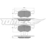 TOMEX brakes Bremsbelagsatz, Scheibenbremse TX 18-93 TOMEX brakes Bremsbelagsatz, Scheibenbremse TX 18-93
