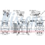 Nissens Klimakompressor Traktor 89752 Nissens Klimakompressor Traktor 89752