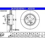 ATE Bremsscheibe 24.0122-0218.1