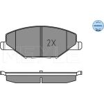 MEYLE Bremsbelagsatz Skoda Fabia 1,2-1,6 07-14 252568118 MEYLE Bremsbelagsatz Skoda Fabia 1,2-1,6 07-14 252568118