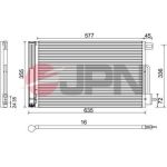 JPN Kondensator, Klimaanlage 60C9098-JPN JPN Kondensator, Klimaanlage 60C9098-JPN