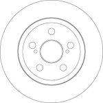 Bremsscheibe Toyota T. Urban Cr DF6331 Bremsscheibe Toyota T. Urban Cr DF6331