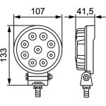 Arbeitsscheinwerfer 1G0 357 101-012 Arbeitsscheinwerfer 1G0 357 101-012
