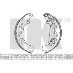 Bremsbacken Fiat Grande Punto 1.3 Jtd 05 2723731 Bremsbacken Fiat Grande Punto 1.3 Jtd 05 2723731