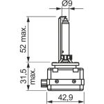 D1S 85V 35W XENON WHITE PK32D-2 1987302909