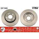 Bremsscheibe Db P. W124/W201 84-96 DF1585 Bremsscheibe Db P. W124/W201 84-96 DF1585