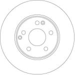 Bremsscheibe Db P. W202/210 DF4180 Bremsscheibe Db P. W202/210 DF4180