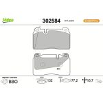 Valeo Bremsbelagsatz 302584