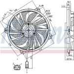 Nissens Kühlerlüfter PKW 85789
