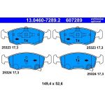 Bremsbelagsatz Fiat P. Panda 0.9-1.2/1.3D 12 13.0460-7289.2 Bremsbelagsatz Fiat P. Panda 0.9-1.2/1.3D 12 13.0460-7289.2
