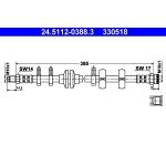 ATE Bremsschlauch 24.5112-0388.3 ATE Bremsschlauch 24.5112-0388.3