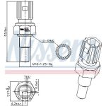 Nissens Kühlmitteltemperatursensor 207071 Nissens Kühlmitteltemperatursensor 207071