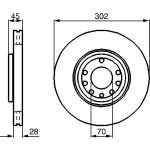 Bremsscheibe VA 0 986 479 076 Bremsscheibe VA 0 986 479 076