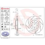 52 482 028 Bremsscheibe HA 09.8781.21