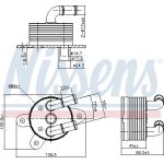 Nissens Ölkühler PKW 90842 Nissens Ölkühler PKW 90842