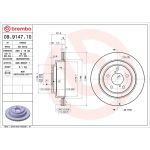 88 482 011 Bremsscheibe HA 09.9147.10 88 482 011 Bremsscheibe HA 09.9147.10