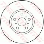TRW Bremsscheibe DF3093 TRW Bremsscheibe DF3093