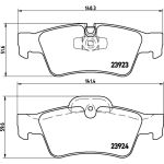 BREMBO Bremsklötze HA P 50 064 BREMBO Bremsklötze HA P 50 064
