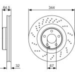 Bremsscheibe 0 986 479 A17 Bremsscheibe 0 986 479 A17