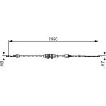Handbremsseil 1987482785 Handbremsseil 1987482785
