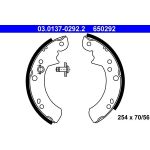 ATE Bremsbacken 03.0137-0292.2