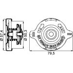 MAHLE Verschlußdeckel, Kühler CRB 14 000P