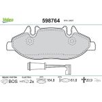 Valeo Bremsbelagsatz 598764 Valeo Bremsbelagsatz 598764