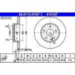 Bremsscheibe Db P. W169 1.5/2.0 Cdi 04-12 24.0112-0167.1 Bremsscheibe Db P. W169 1.5/2.0 Cdi 04-12 24.0112-0167.1