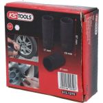 KS TOOLS Set aus 3-teiligen Power-Stecknussmuttern mit Spiralprofil, 17-21 mm 913.1270 KS TOOLS Set aus 3-teiligen Power-Stecknussmuttern mit Spiralprofil, 17-21 mm 913.1270