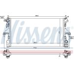 Nissens Wasserkühler PKW 606169 Nissens Wasserkühler PKW 606169