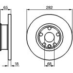 Bremsscheibe VA 0 986 478 613 Bremsscheibe VA 0 986 478 613