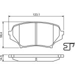 Bosch Bremsbelagsatz 0 986 494 188 Bosch Bremsbelagsatz 0 986 494 188