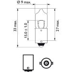 Glühlampe H10W 12V/10W Ba9S (Halogen) 12024CP Glühlampe H10W 12V/10W Ba9S (Halogen) 12024CP