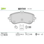 Valeo Bremsbelagsatz 601741 Valeo Bremsbelagsatz 601741