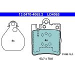 BREMSBELAGSATZ DB T. W203/W210/R171 95-11 CERAMIC 13.0470-4065.2 BREMSBELAGSATZ DB T. W203/W210/R171 95-11 CERAMIC 13.0470-4065.2