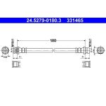ATE Bremsschlauch 24.5279-0180.3 ATE Bremsschlauch 24.5279-0180.3