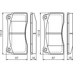 Bosch Bremsbelagsatz 0 986 494 353 Bosch Bremsbelagsatz 0 986 494 353