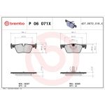 BREMBO Bremsklötze Xtra P 06 071X BREMBO Bremsklötze Xtra P 06 071X