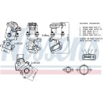 Nissens AGR-Ventil 98237 Nissens AGR-Ventil 98237