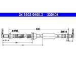 ATE Bremsschlauch 24.5303-0400.3 ATE Bremsschlauch 24.5303-0400.3