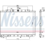 Nissens Wasserkühler PKW 67366 Nissens Wasserkühler PKW 67366